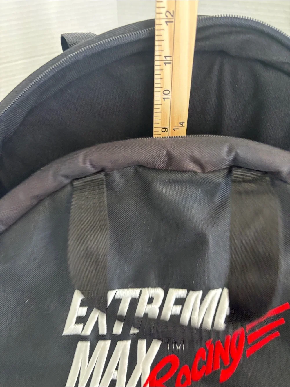 Extreme Max Racing Black Helmet Carry Bag